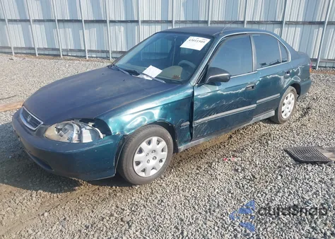 1998 Honda Civic Lx из США, поврежденный, VIN 2HGEJ6676WH569192